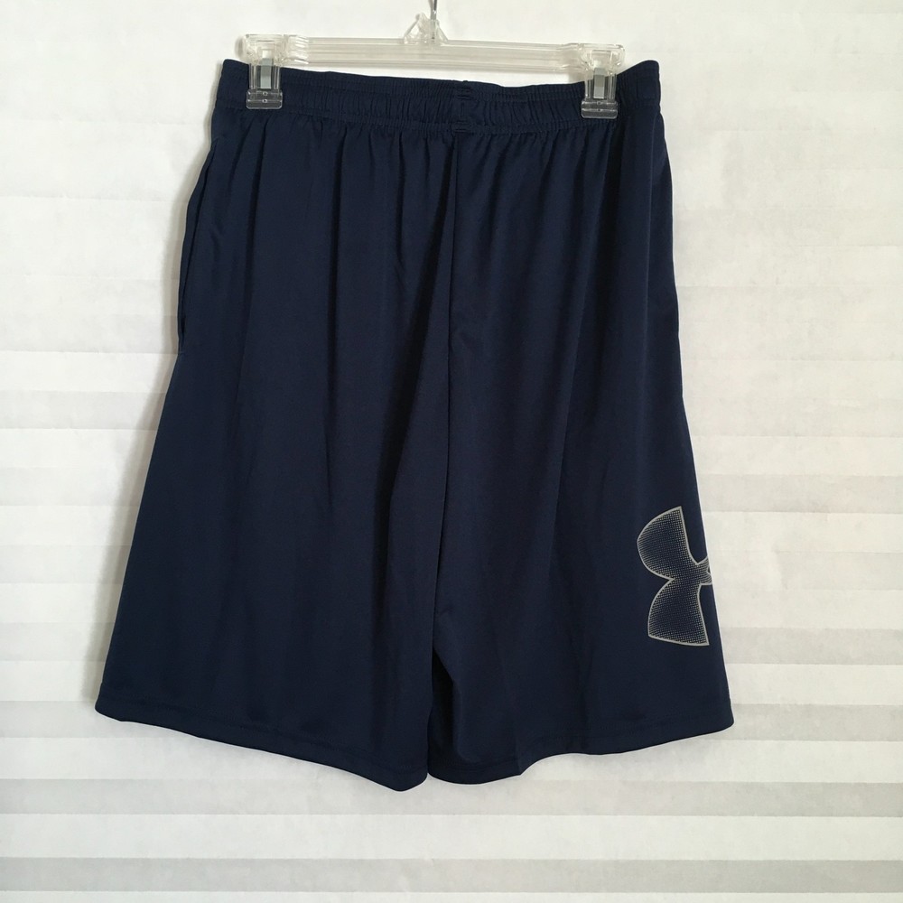 Under Armour Mens Athletic Shorts Size M Elastic Drawstring Waist Navy Blue NWT